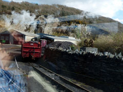 
Boston Lodge works, Ffestiniog Railway, April 2013